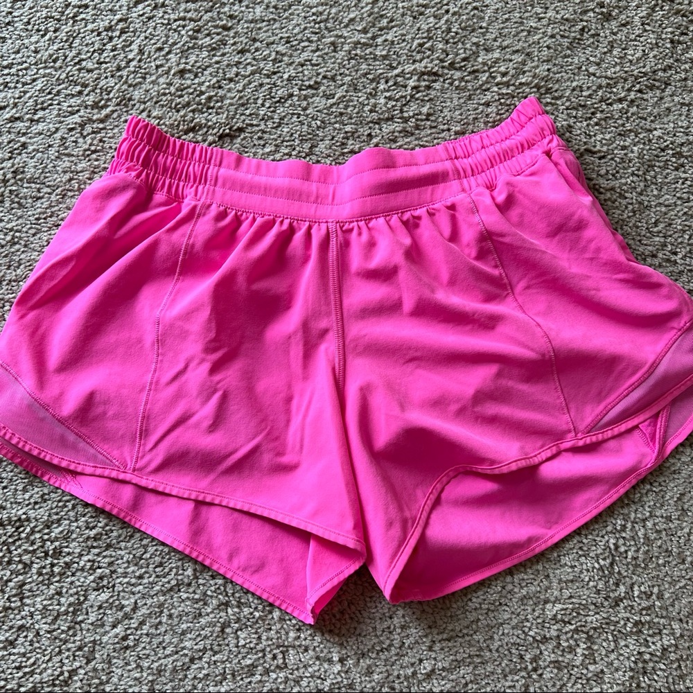 Lululemon Hotty Hot Short II *Long 4" - Dark Prism Pink